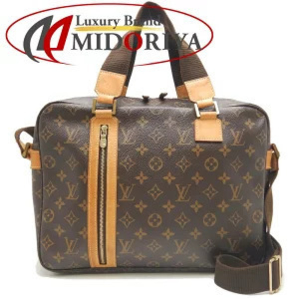 Louis Vuitton Monogram Sac Bosphore Business Briefcase Canvas Leather Brown